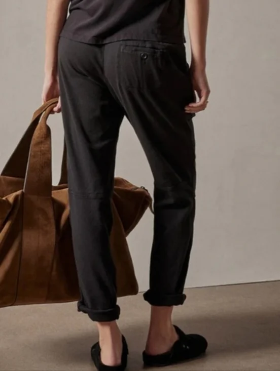 James Perse Black Linen Pants Size 2 Medium NWOT - Picture 3 of 7